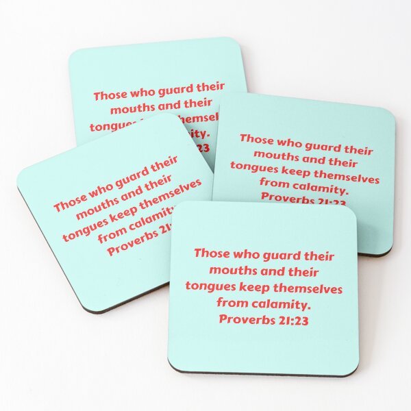 Artikelvorschau, Bible Verse Proverbs 21:23 entworfen und verkauft von Prayingwarrior.