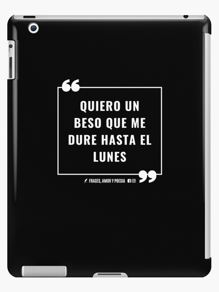 Funda y vinilo para iPad «frases de amor» de linearte | Redbubble