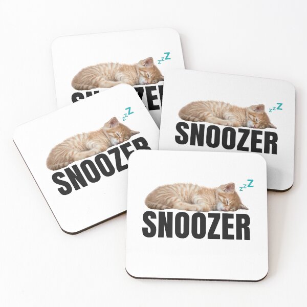Item preview, Sleepy SNOOZER Kitty designed and sold by MeowMerch.
