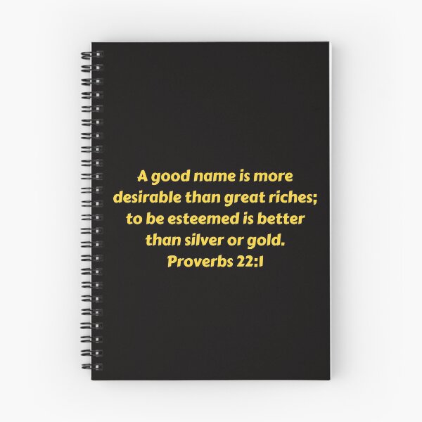 Artikelvorschau, Bible Verse Proverbs 22:1 entworfen und verkauft von Prayingwarrior.