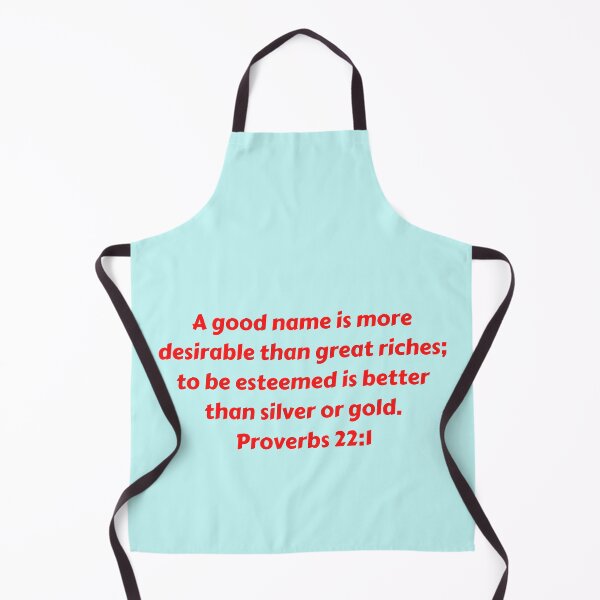 Item preview, Bible Verse Proverbs 22:1 designed and sold by Prayingwarrior.