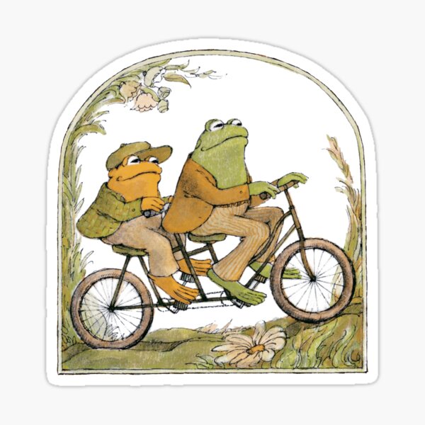 Item preview, Frog and Toad Biking designed and sold by haychis.