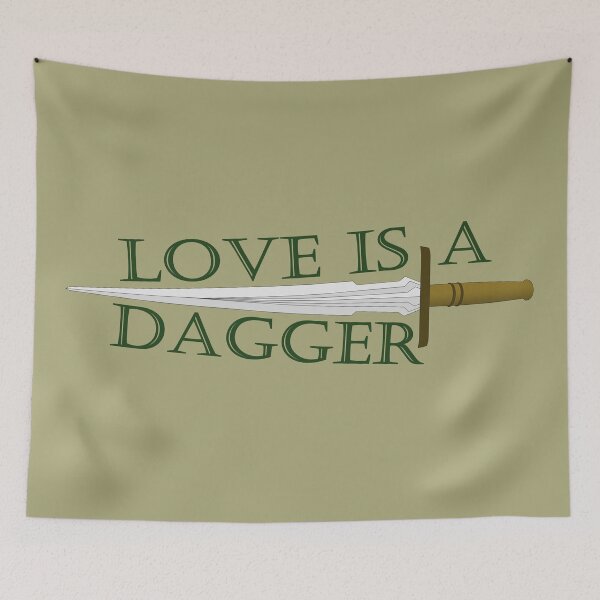 Item preview, Love is a Dagger designed and sold by LovelyLadybug15.