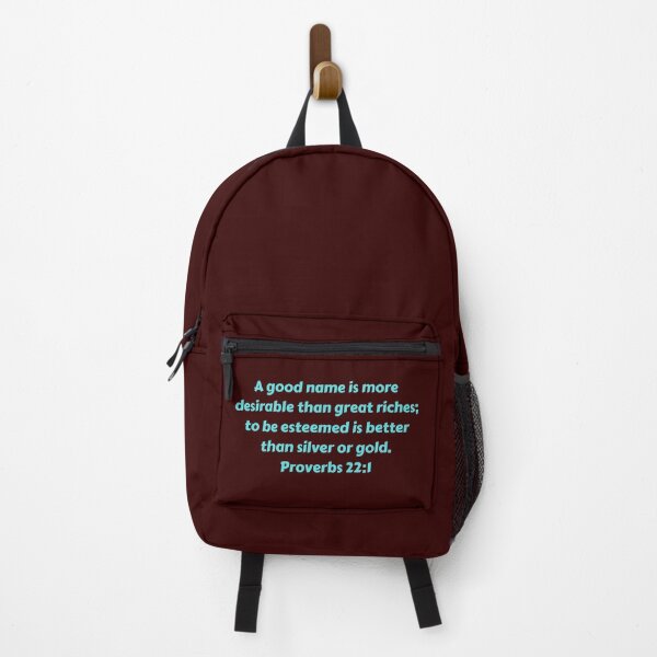 Item preview, Bible Verse Proverbs 22:1 designed and sold by Prayingwarrior.