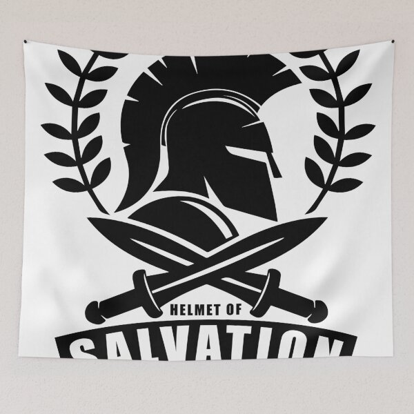 Item preview, Christian Helmet of Salvation, John 5:24 Essential T-shirts designed and sold by ZYAClothingLine.