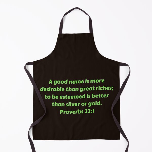 Item preview, Bible Verse Proverbs 22:1 designed and sold by Prayingwarrior.