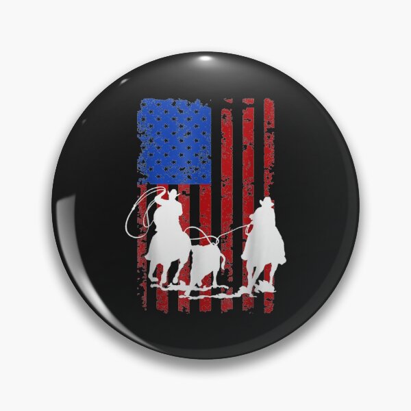 Item preview, American Flag Team Roping Horse 4th Of July Patriotic USA designed and sold by sara4ly.