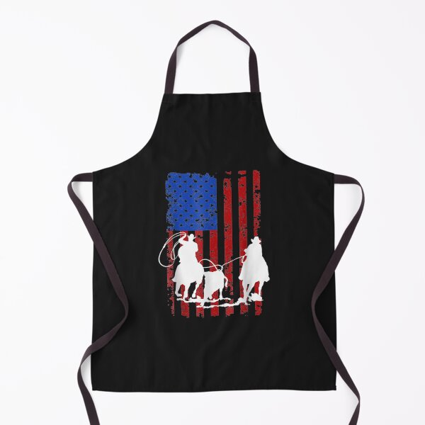 Item preview, American Flag Team Roping Horse 4th Of July Patriotic USA designed and sold by sara4ly.