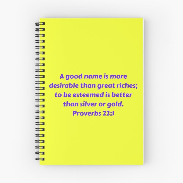 Artikelvorschau, Bible Verse Proverbs 22:1 entworfen und verkauft von Prayingwarrior.
