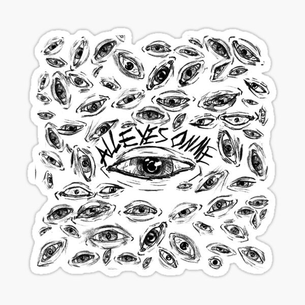 Item preview, All eyes on me-black designed and sold by Criticcreations.