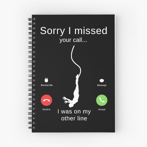 Item preview, Sorry I Missed Your Call I Was On My Other Line - Bungee Jumper designed and sold by itsokaybyme.