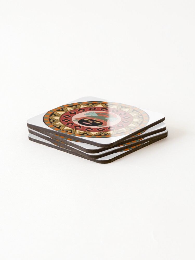 Thumbnail 4 of 5, Coasters (Set of 4), Azteca designed and sold by Rdonzella.