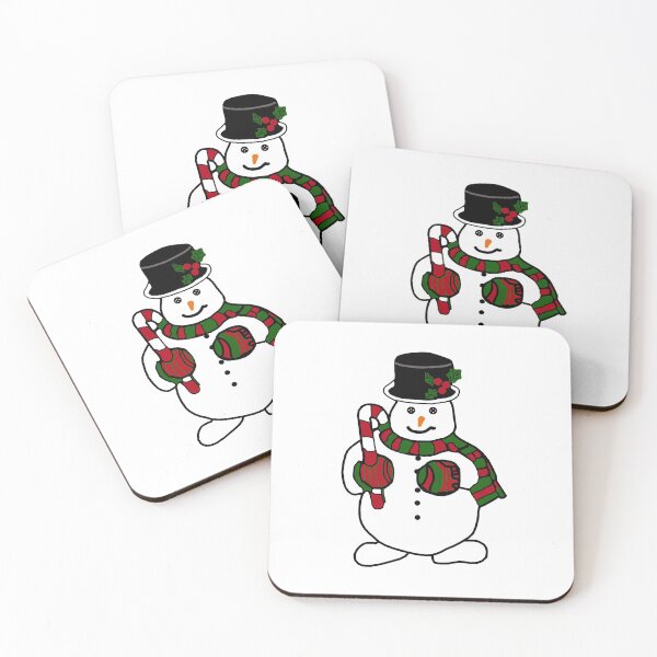 Item preview, Holiday Snowman in Red, Green, Black and White designed and sold by janraydesigns.