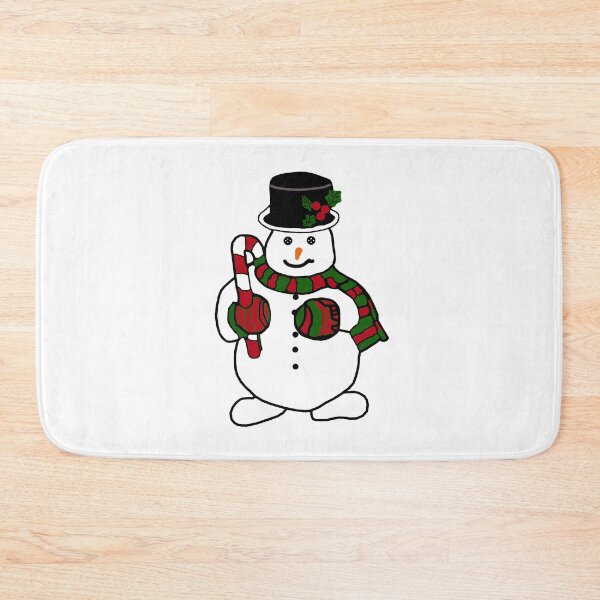 Item preview, Holiday Snowman in Red, Green, Black and White designed and sold by janraydesigns.