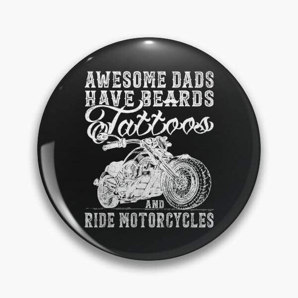 Item preview, Awesome Dads Have Tattoo Beards Ride Motorcycles Fathers Day designed and sold by sara4ly.
