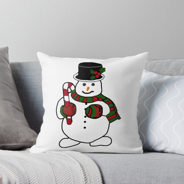 Item preview, Holiday Snowman in Red, Green, Black and White designed and sold by janraydesigns.