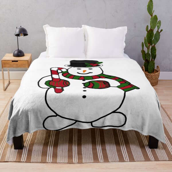 Item preview, Holiday Snowman in Red, Green, Black and White designed and sold by janraydesigns.