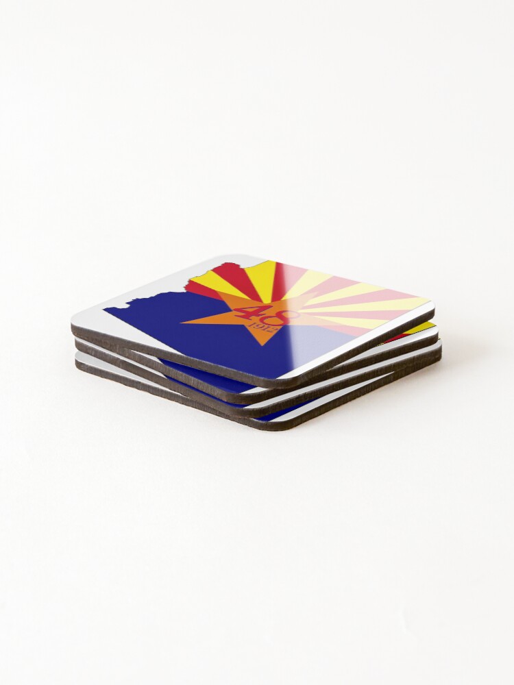 Thumbnail 4 of 5, Coasters (Set of 4), Number 48 designed and sold by Rdonzella.
