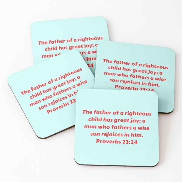 Artikelvorschau, Bible Verse Proverbs 23:24 entworfen und verkauft von Prayingwarrior.