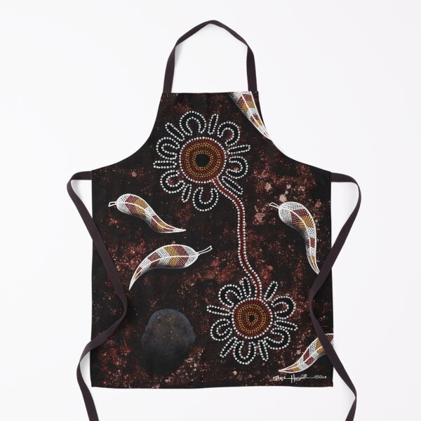 Item preview, Authentic Aboriginal Art - Fallen Leaves  designed and sold by HogarthArts.