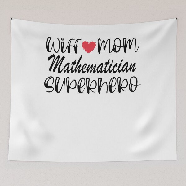 Item preview, wife mom Mathematician superhero designed and sold by ThebestArtshop.
