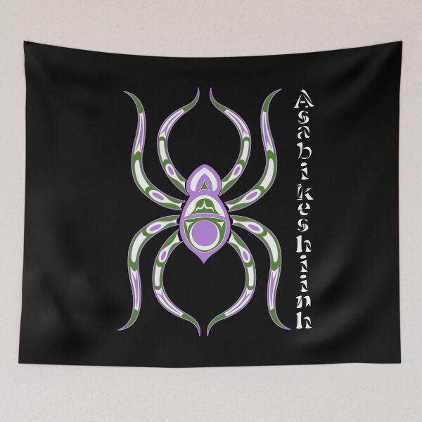Item preview, Asabikeshiinh (spider) Genderqueer Pride designed and sold by KendraHowland.