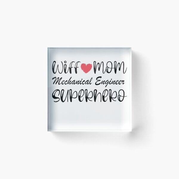 Item preview, wife mom Mechanical Engineer superhero designed and sold by ThebestArtshop.