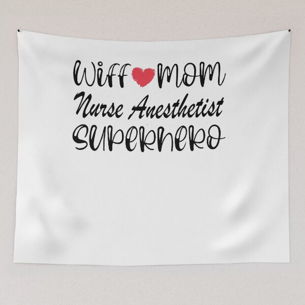 Item preview, wife mom Nurse Anesthetist superhero designed and sold by ThebestArtshop.