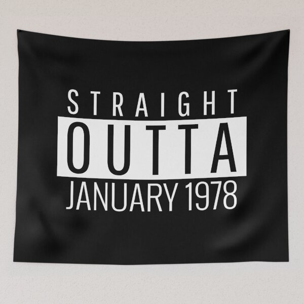 Item preview, Straight Outta January 1978  designed and sold by Teelogic.