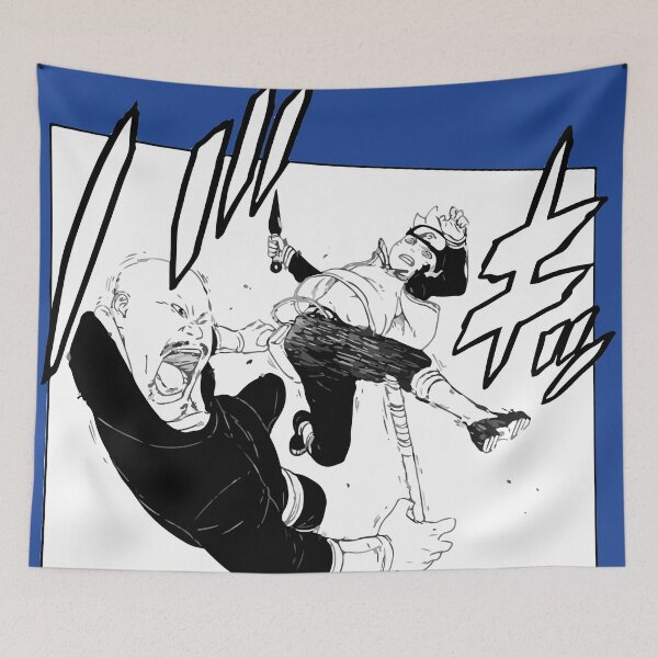 Item preview, Aesthetic Anime [Manga Panel [Ninja4] [BW] designed and sold by SiSiDi.