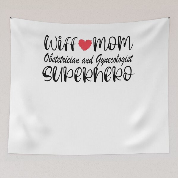 Item preview,  wife mom Obstetrician and Gynecologist superhero designed and sold by ThebestArtshop.