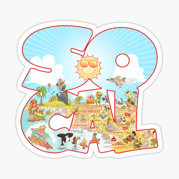 So Cal Icon Sticker