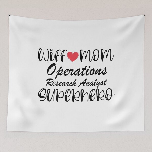 Item preview, wife mom Operations Research Analyst superhero designed and sold by ThebestArtshop.