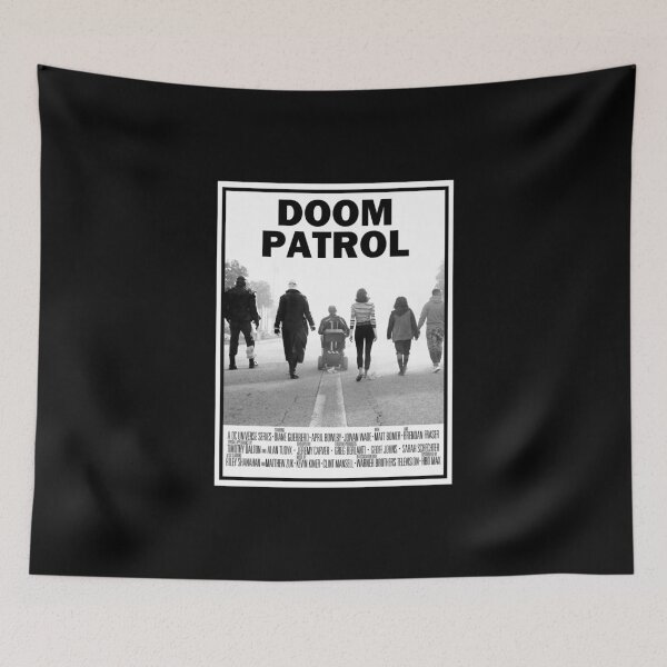 Item preview, Doom Patrol Movie Poster comic style designed and sold by DoomPatrolJaneB.
