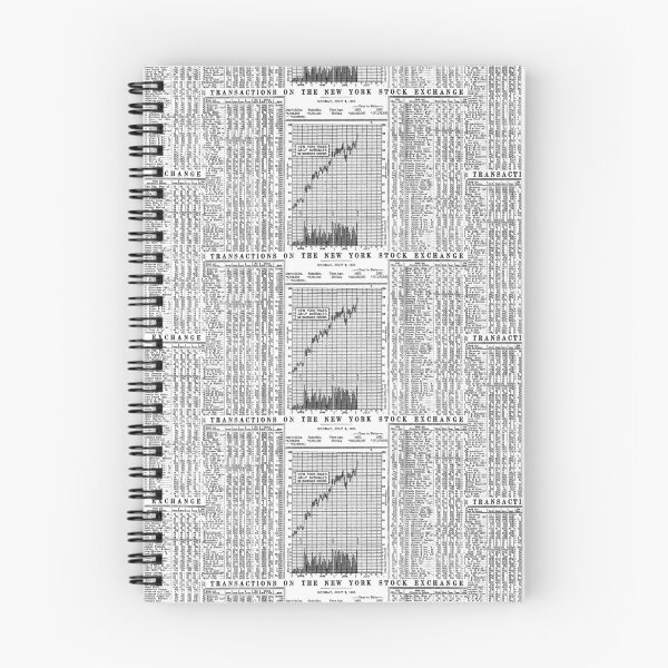 Item preview, Vintage Stock Trading Newsprint from New York designed and sold by Popular-Gifts.