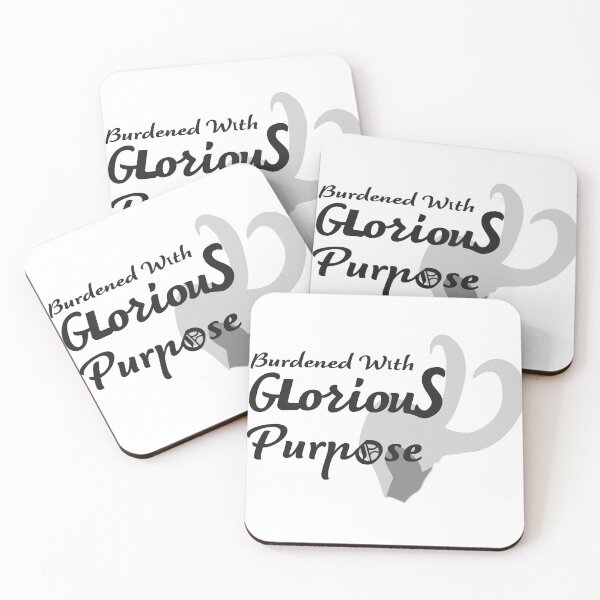 Item preview, Burdened With Glorious Purpose Clean designed and sold by JustAGirlMakingDumbShirts.