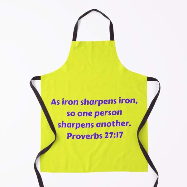 Item preview, Bible Verse Proverbs 27:17 designed and sold by Prayingwarrior.