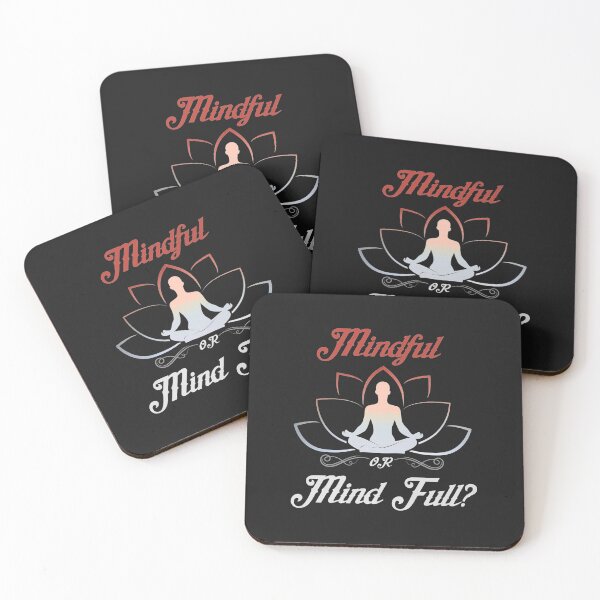 Item preview, Cute Mindful or Mind Full Meditation Yoga designed and sold by sara4ly.