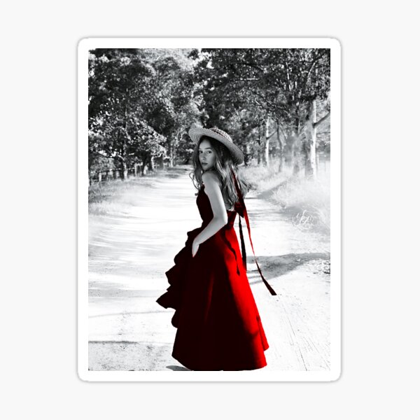 Alycia Debnam-Carey Glamour Art Sticker