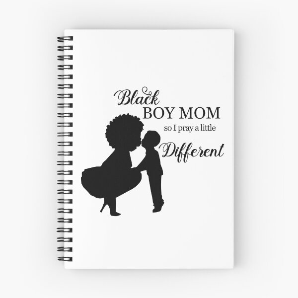 Aperçu de l'œuvre Black Boy Mom alors je prie un peu différent Sticker créée et vendue par AwakenedSoul.