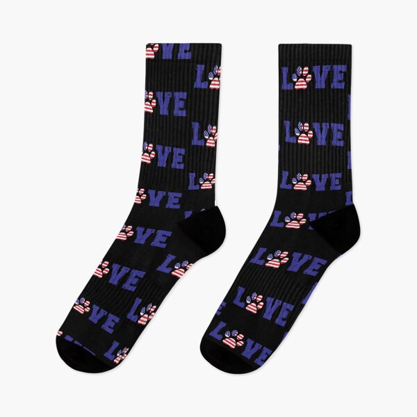 Item preview, Paw Print Love USA designed and sold by Astralia.