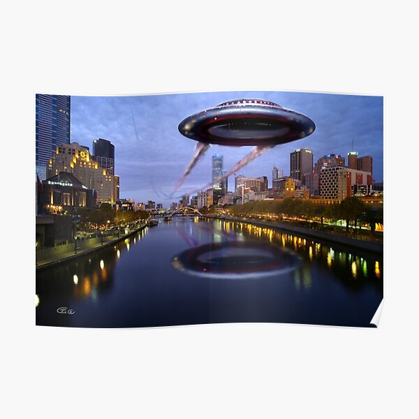 UFO Melbourne Poster