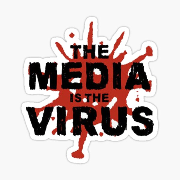 Item preview, The Media Is The Virus designed and sold by nguntaldegan.