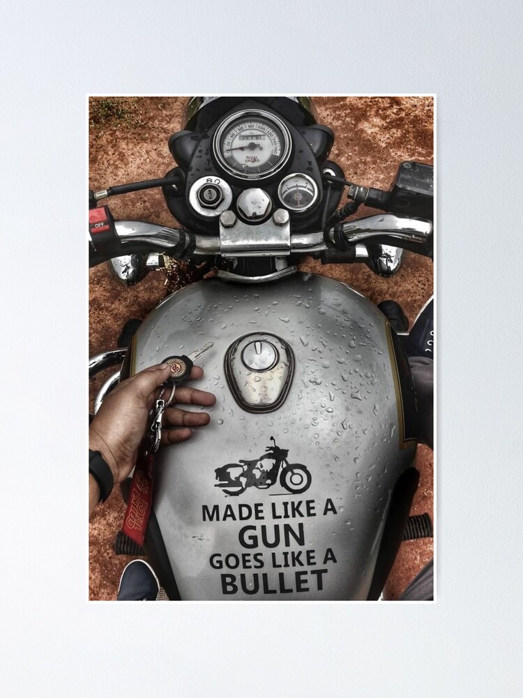 Made Like A Gun Goes Like A Bullet Wallpaper "Made like a GUN goes like a BULLET" Poster by Shianjal | Redbubble