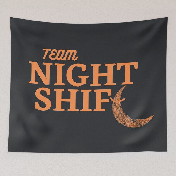 Item preview, Team night shift, for night workers, for nurses or doctors who has night shift, for gamers, night owl, funny designed and sold by Decconer.