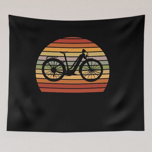 Item preview, Sonnenuntergang mit Elektro Fahrrad designed and sold by Spirit-Designs.