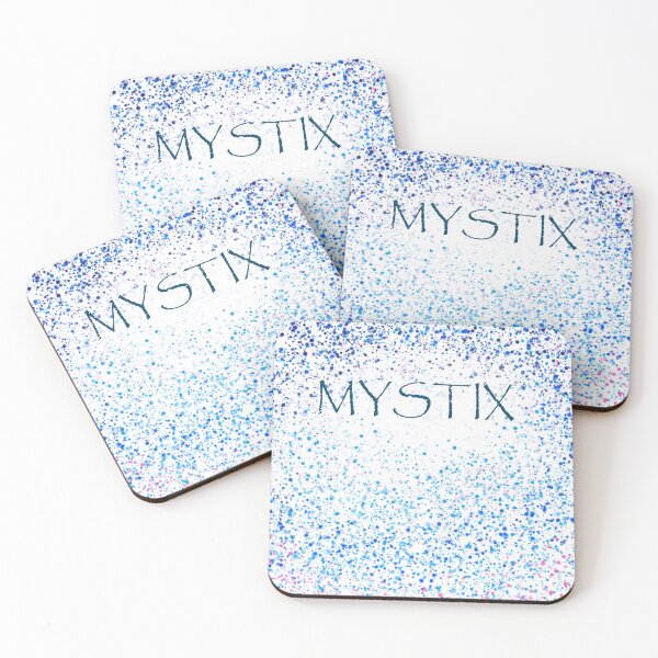 Item preview, Mystix brand design (multicolor/white abstract) designed and sold by MystixJack.