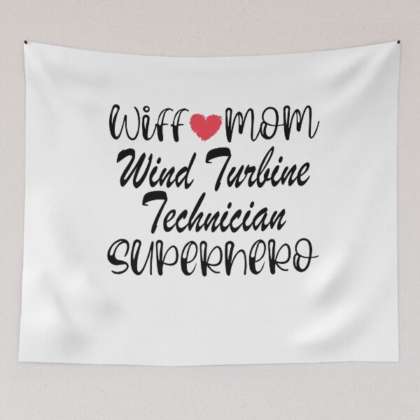 Item preview, wife mom Wind Turbine Technician superhero designed and sold by ThebestArtshop.