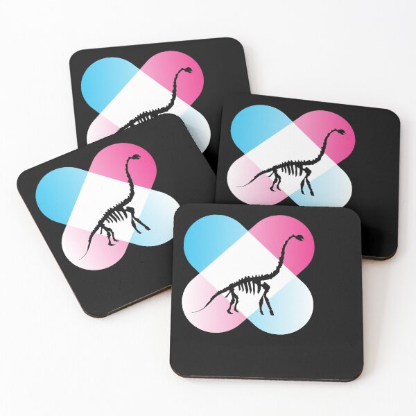Item preview, Dinosaurier buntes Kreuz designed and sold by Spirit-Designs.
