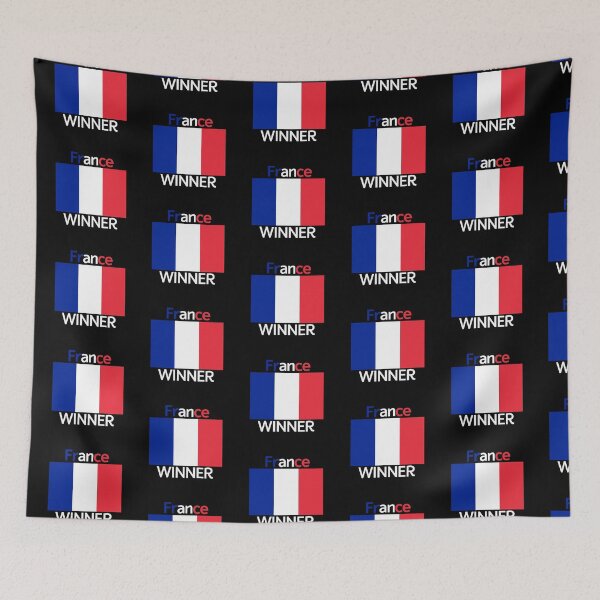 Item preview, France football soccer - Funny Flag designed and sold by crazycoffeefan.
